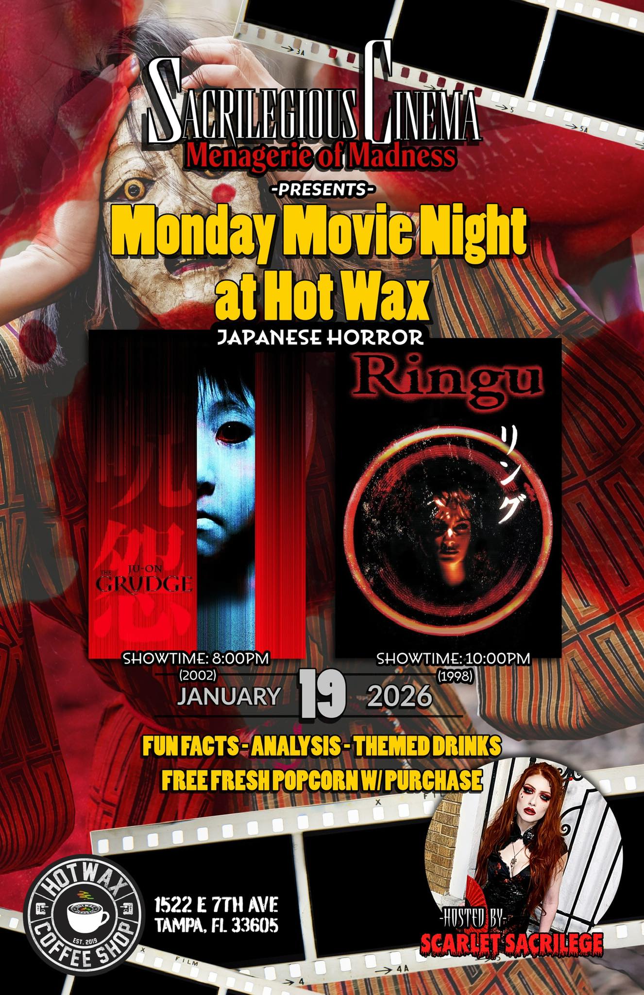 1/19/2026- Ju-on: The Grudge (2002) and Ringu (1998)