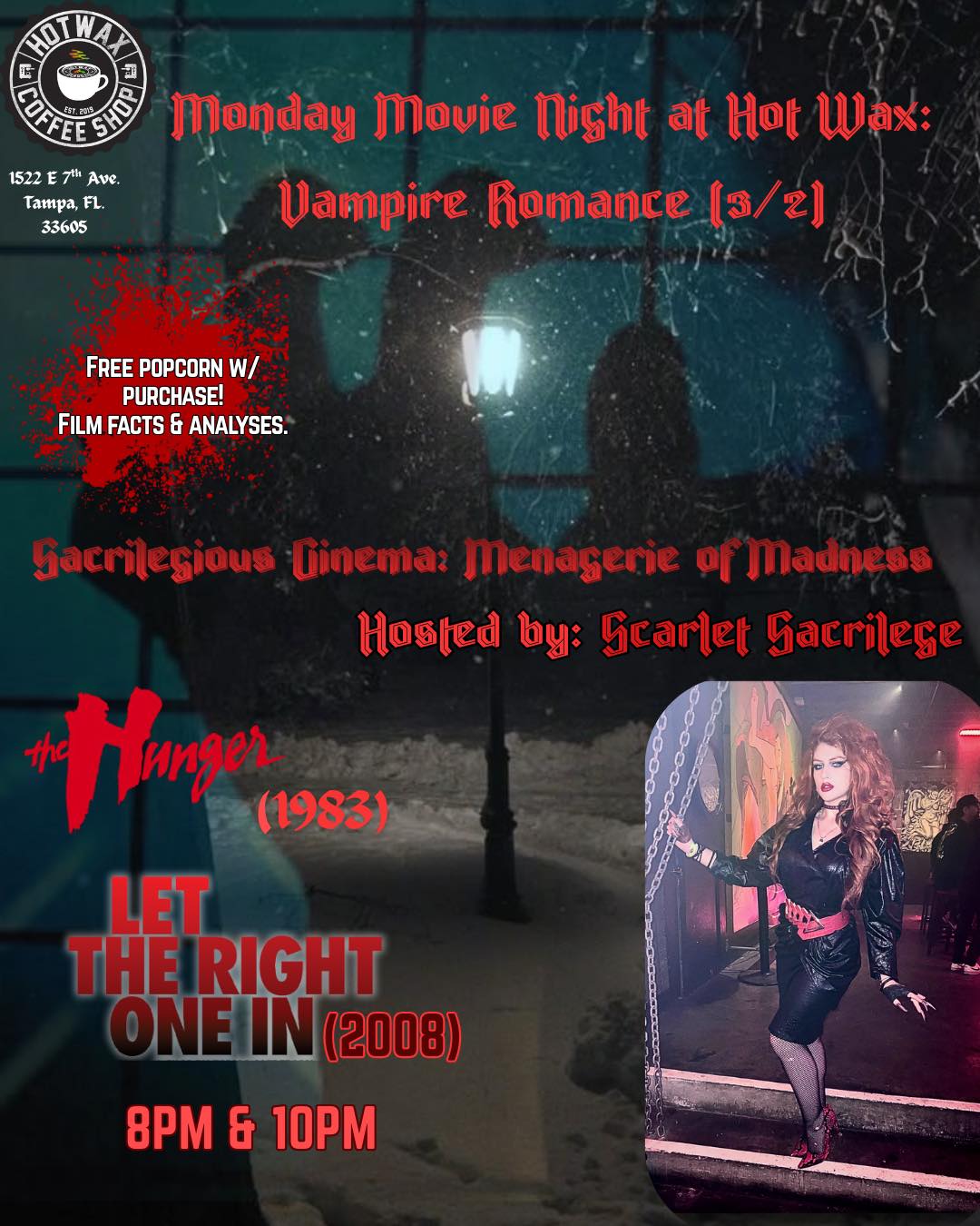 3/2/2026- The Hunger (1983) and Let the Right One In (2008)