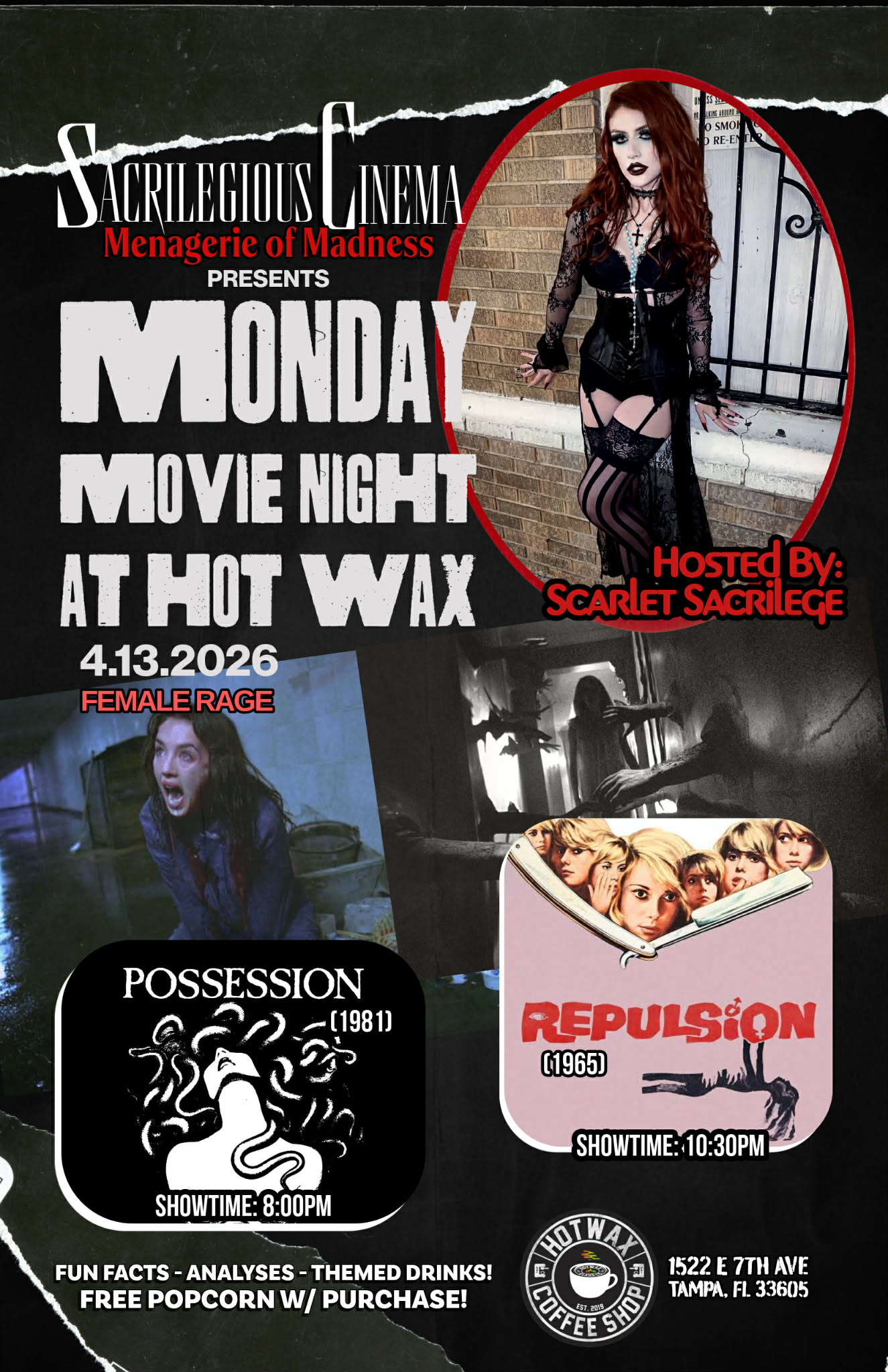 4/13/2026- Possession (1981) and Repulsion (1965)