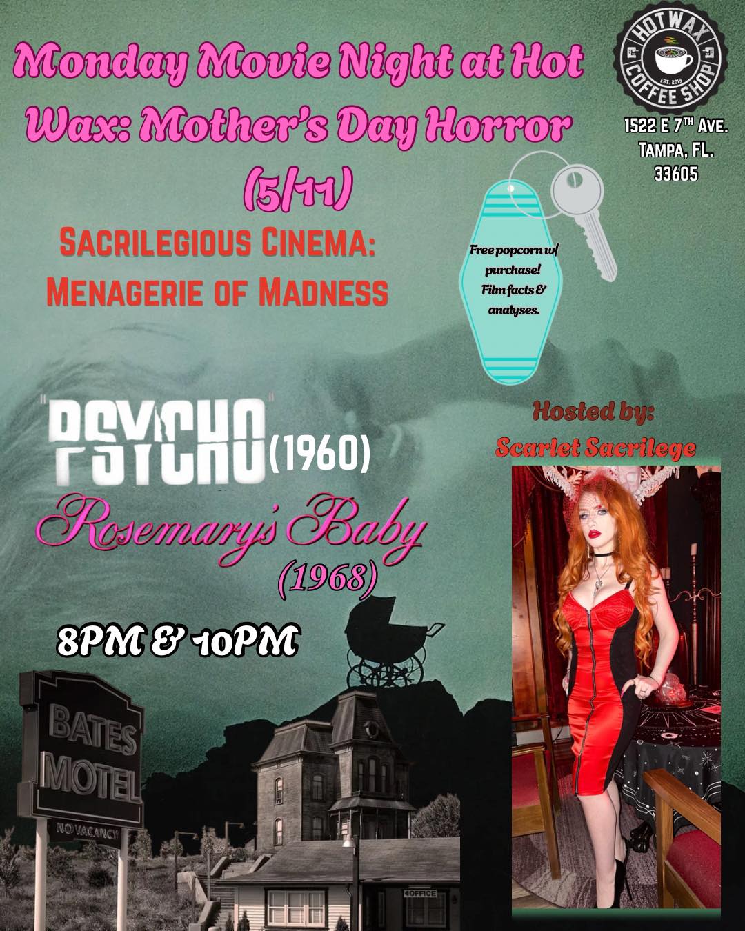 5/11/2026 – Psycho (1960) and Rosemary’s Baby (1968)